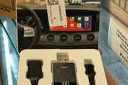 Wireless Car-Play Adapter 2 IN 1 Plug and Play Wired to Wireless Car Play Adapter Android Auto Dongle, Aux Compatible All Car Models Smart Carplay Box Support iPhone/Android