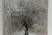 Silver tree painting. The range