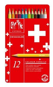 Caran dAche Swisscolor Pencils (12 in a Metal Box)