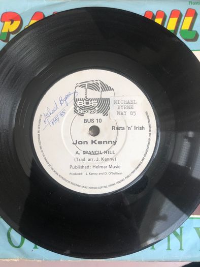 Jon Kenny Spancil Hill Vinyl Single Irish Pressing