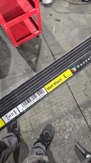 Tiling trims Matt Black 12mm