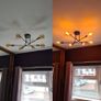 NEW SALE | Vintage Sputnik Ceiling Light, bringing luxury and comfort to your space in an instant under the warm light of E27 Edison bulb Modern Black 4-Light Chandelier, Recommend to use Edison Light Bulbs ( pls Search Bulb ASIN: B08G4YN3TJ) E27 lamphold Image 6