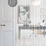 String Door Curtains Fly Screen Curtain For Window Decorations Living Room Doorways Crystal Plain Tassel(90x200cm 2PC White) Image 3