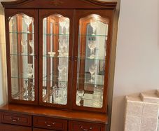 Rossmore Display Cabinet & Cupboard