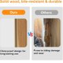 BingoPaw Wood Hamster Cage Chewproof Large Hamster Cages with Storage Shelf, Glass Panels, Ventilation Holes, Built-in LED Light, for Small Pets, Guinea Pig (80 / 40 / 40cm) Image 8