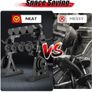 Adjustable Dumbbell Rack Storage 98x41x91/85x32x80CM,2 Tier/3 Tier Weight Storage Rack Organizer Dumbbells Stand Holder Space-Saving Fitness Organiser Durable Stabel Steel for Home Gym Image 4