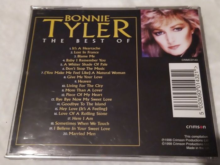 Bonnie Tyler The Best Of Cd