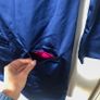 Sonia Rykiel satin midnight blue dress Image 2