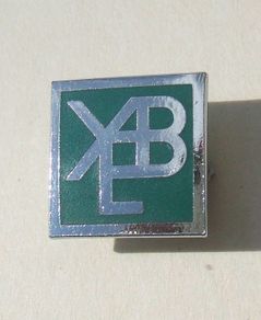 Yorkshire Electricity Board (YEB Logo) - a vintage enamel badge (early 1960s)