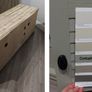 Hand-Painted TV Console, Cabinet, Solid Wood Top & Storage Image 6