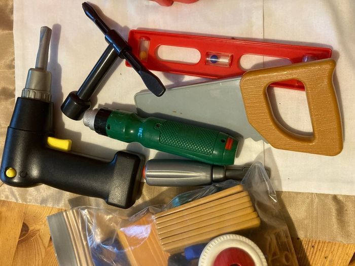Disney Handy Manny interactive Toolbox Bench plus extras