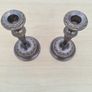 Silver-plated Ianthe candlesticks Image 2