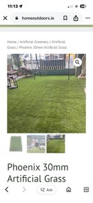 Artificial grass 30 m2