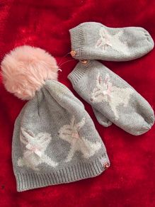 Ted Baker kids Hat and mittens AGE 7-10