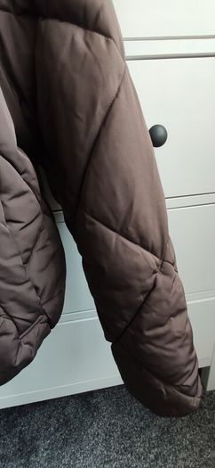 Primark Brown Diamond Quilted Puffer Jacket Coat size L