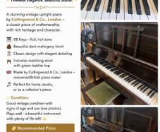 Antique piano