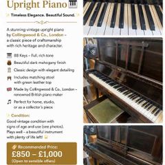 Antique piano