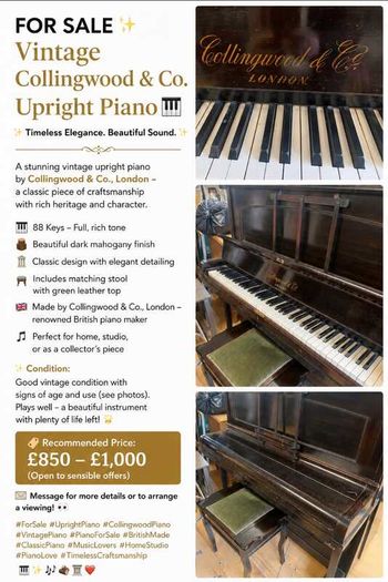 Antique piano