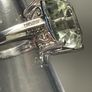 Sterling silver 925 with Prasiolite and Natural Zircon Image 6