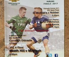 2017 Meath Hill v Moylagh - Meath Junior Football Club Final Programme