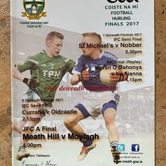 2017 Meath Hill v Moylagh - Meath Junior Football Club Final Programme