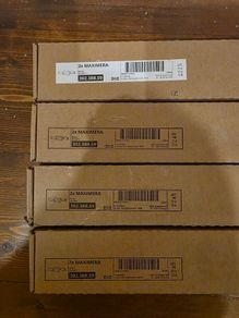IKEA MAXIMERA Glass Drawer Sides 60cm - 302.388.59