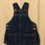 Next Blue Denim Pinafore Dress Image 4