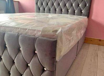 double Monaco bed frame with Mattress included