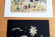 Vietnamese art cards