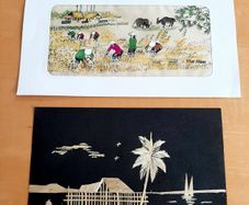 Vietnamese art cards