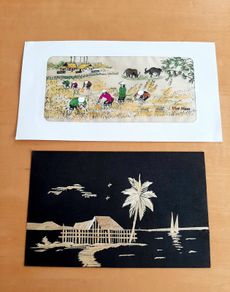 Vietnamese art cards