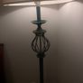 Teal Vintage Style Floor Lamp Image 2