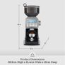 SAGE BCG820BSSUK Smart coffee Grinder Pro silver Image 3