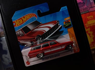 64 Chevy Nova Wagon ! HW Wagons Series ! Hot Wheels ! Mattel ! Brand New !