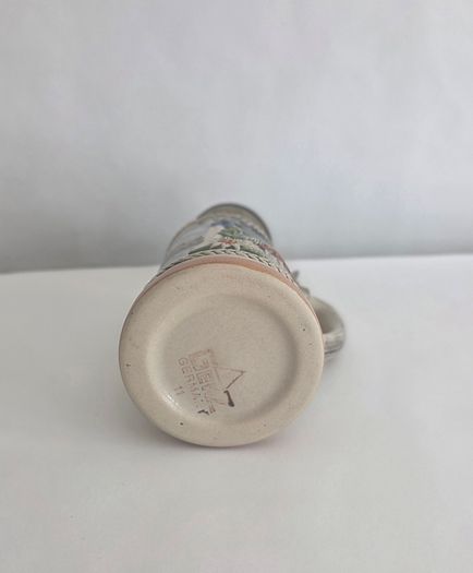 Gerz German beer stein pewter lid