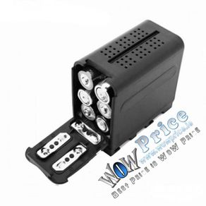 NP-F970 6pcs AA BB-6 Battery Box Pack Case Power