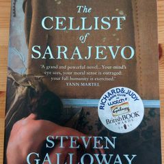 The Cellist of Sarajevo.  Steven Galloway