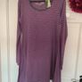 Bnwt asymmetrical stripe long sleeve top size 10 Image 4