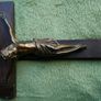 Vintage Germany 14,5"  Large  Wood Crucifix Cross Image 6