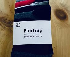 Firetrap Cotton-Rich Socks 7 Pack