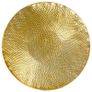 Coffee Table Hammered Aluminium 70x30 cm Brass Image 8