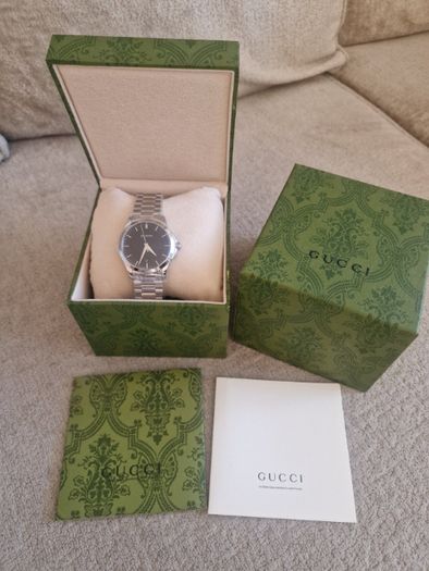 (New) Gucci G-Timeless Stainless Steel Bracelet Watch, Swiss Made