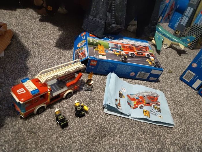 limited edition Lego 60107 firetruck