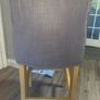 2 x EZ Living Studded Grey Counter Stools Image 5