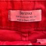 Berska Red Denim Skirt Image 2