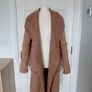 "See More" Faux Suede Shearling Coat (Bnwt) Image 2