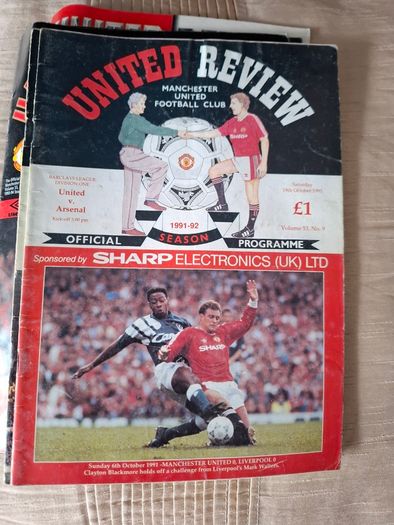 Selection of Match Programmes