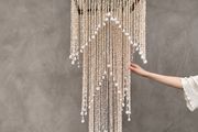 Huge Handmade Shell Hanging Shade  or Decorative Chandelier