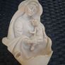 Vintage Italian Madonna and Child wall-hanging Holy water Font Image 4