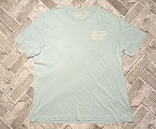 Penguin Mens XL Light Blue/Turquoise Short Sleeve Tee Shirt
